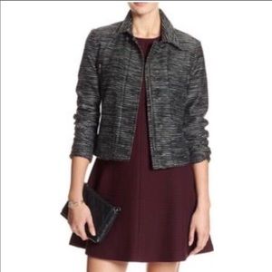 Banana Republic tweed blazer jacket
